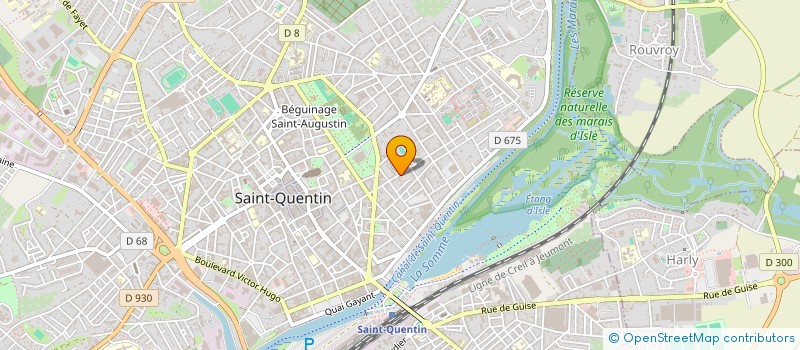localisation de l'entreprise ARSCORE à SAINT-QUENTIN
