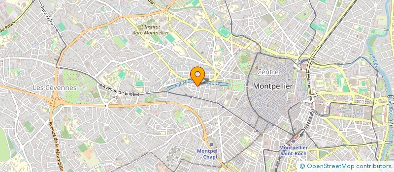 localisation de l'entreprise ARSE à MONTPELLIER