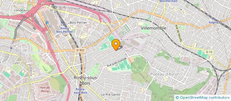 localisation de l'entreprise ARSELYAN  ROSNY-SOUS-BOIS