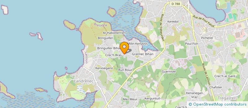 localisation de l'entreprise ARSEN & CO  TREGASTEL