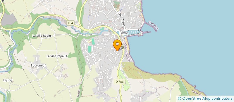 localisation de l'entreprise ARSEN'IC  BINIC-ETABLES-SUR-MER