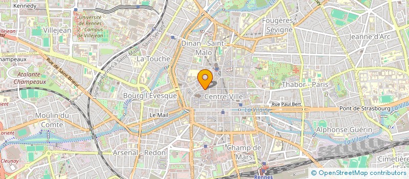 localisation de l'entreprise ARSENAL ASSOCIES à RENNES
