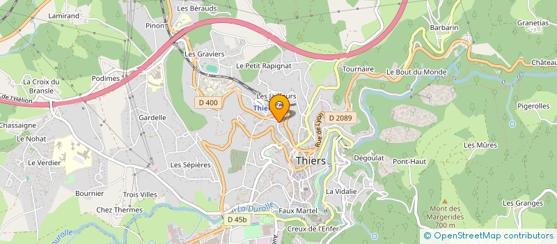 localisation de l'entreprise ARSENAL COLLECTION à THIERS