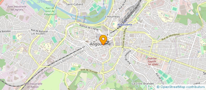 localisation de l'entreprise ARSENAL VINGT à ANGOULEME