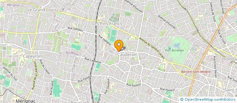 localisation de l'entreprise ARSENE CROFT  BORDEAUX