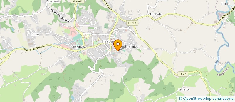 localisation de l'entreprise ARSENE LOKA  HASPARREN