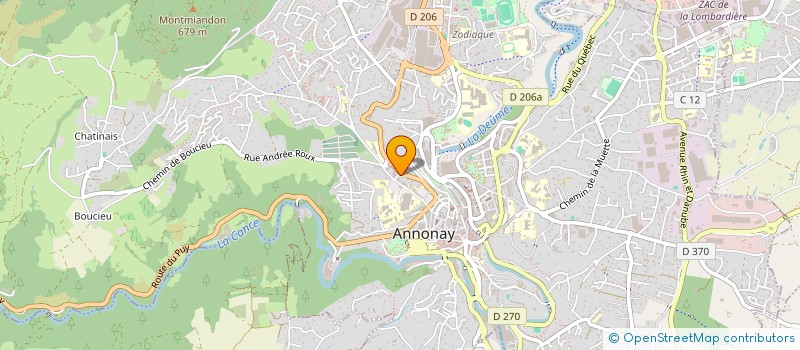 localisation de l'entreprise ARSH à ANNONAY