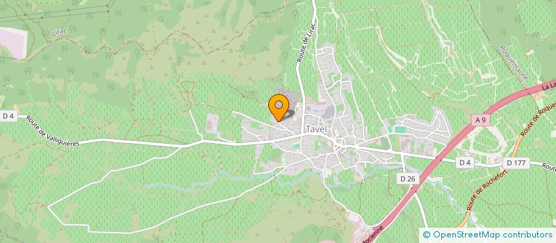 localisation de l'entreprise ARSH  TAVEL