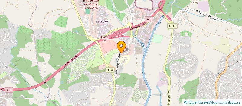 localisation de l'entreprise ARSHALUYS à FREJUS