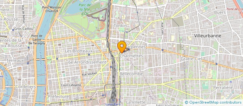 localisation de l'entreprise ARSI à LYON