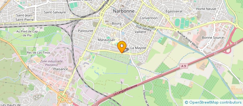 localisation de l'entreprise ARSI à NARBONNE