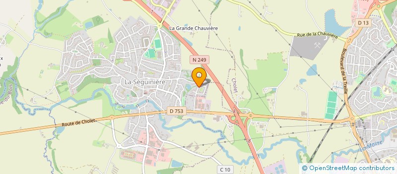 localisation de l'entreprise ARSIA INVEST  LA SEGUINIERE