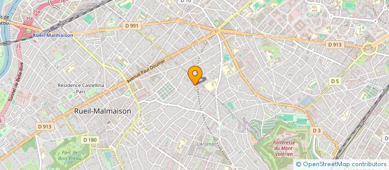 localisation de l'entreprise ARSIS  RUEIL MALMAISON