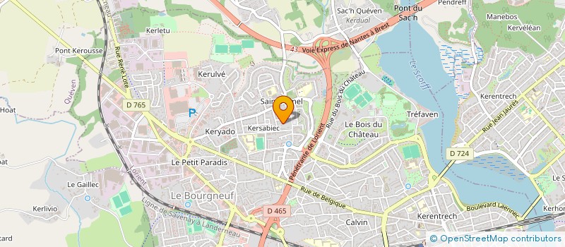 localisation de l'entreprise ARSIS  LORIENT