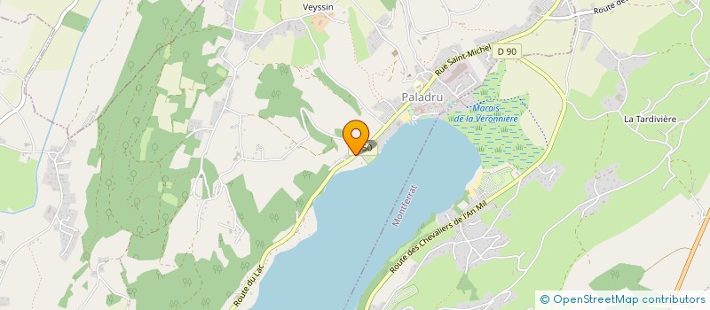 localisation de l'entreprise ARSIS  VILLAGES DU LAC DE PALADRU