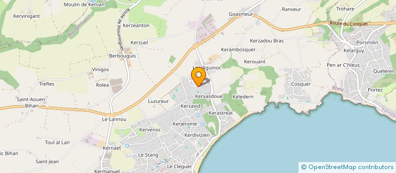 localisation de l'entreprise ARSIS ACCORD  PLOUGONVELIN