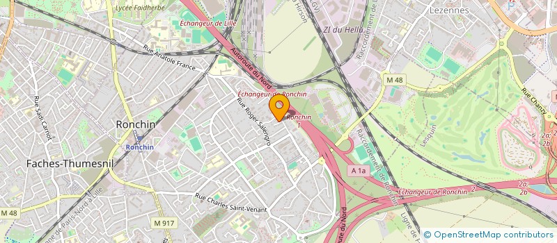 localisation de l'entreprise ARSL  RONCHIN