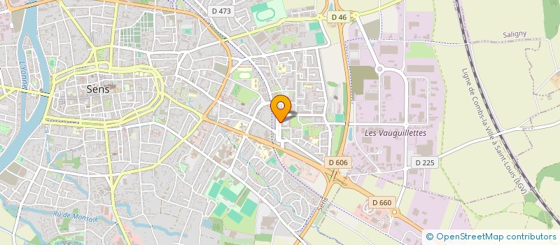 localisation de l'entreprise ARSLAN à SENS