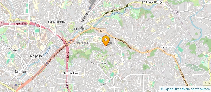 localisation de l'entreprise ARSLAN CONSTRUCTION à MARSEILLE