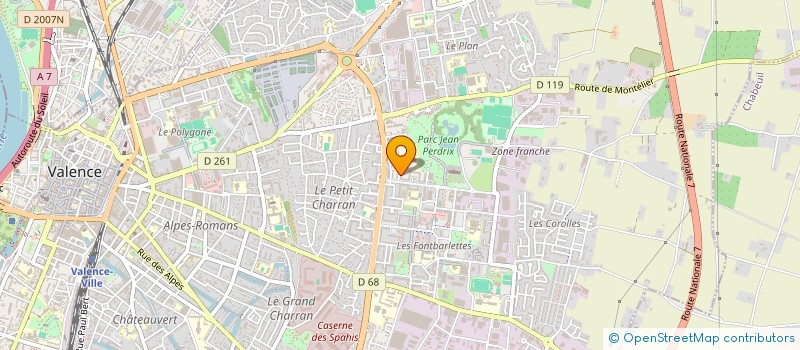 localisation de l'entreprise ARSLANHAN à VALENCE