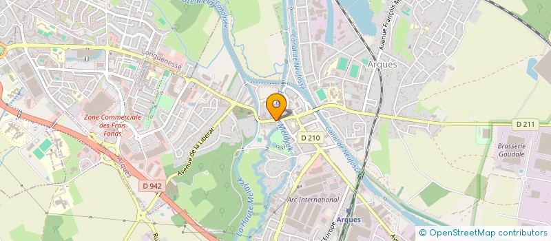 localisation de l'entreprise ARSLANTAS HOLDING à ARQUES