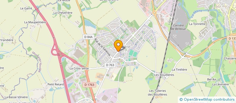 localisation de l'entreprise ARSO à MONTAIGU-VENDEE