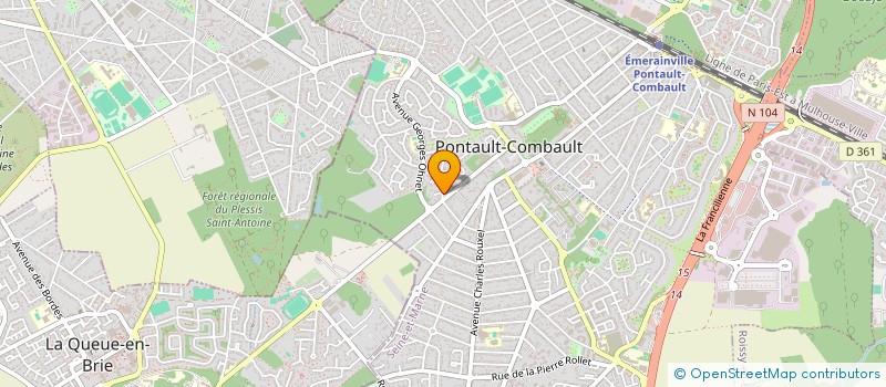 localisation de l'entreprise ARSO à PONTAULT-COMBAULT