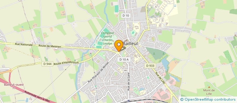 localisation de l'entreprise ARSO à BAILLEUL