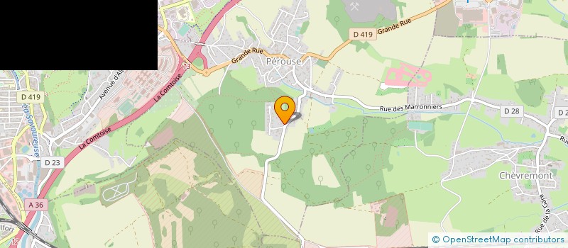 localisation de l'entreprise ARSO OPTIQUE  PEROUSE