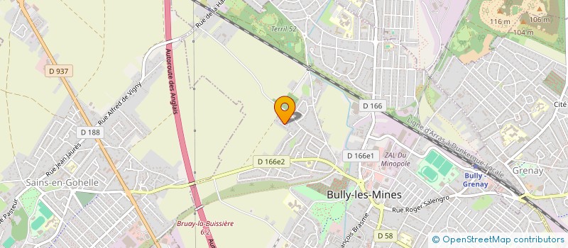 localisation de l'entreprise ARSO RENOVATION à BULLY-LES-MINES