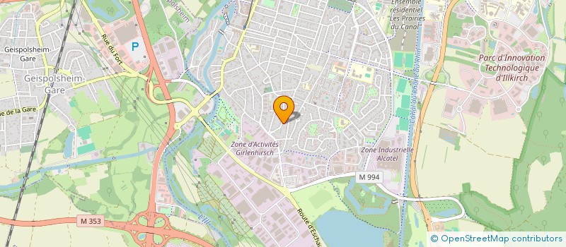 localisation de l'entreprise ARSOF SURVEILLANCE  REICHSTETT