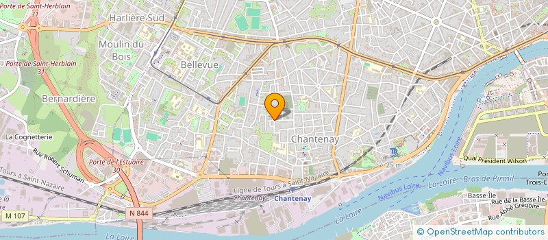 localisation de l'entreprise ARSOMA à NANTES