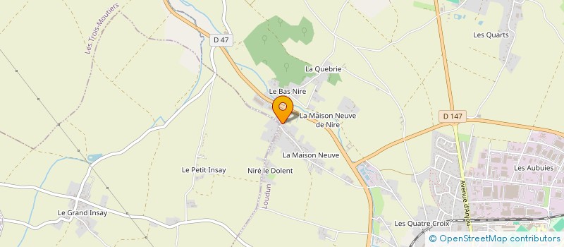 localisation de l'entreprise ARSONNEAU SA à LOUDUN