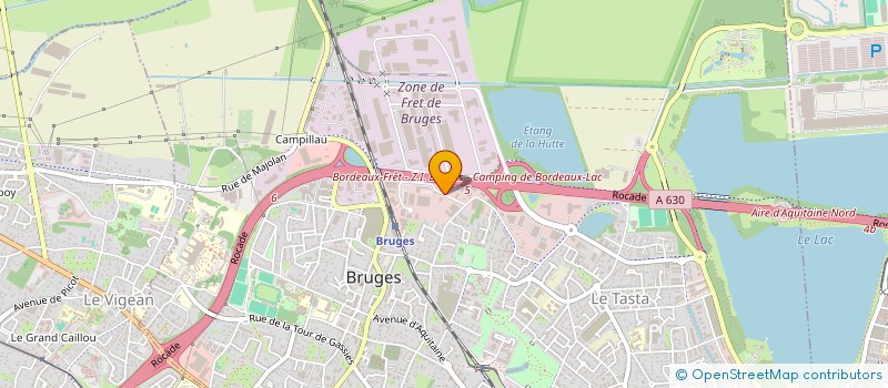 localisation de l'entreprise ARSONNEAUD ECHAFAUDAGES  BRUGES