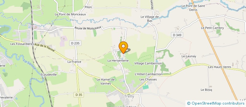 localisation de l'entreprise ARSOR  ORVAL SUR SIENNE