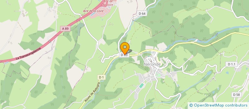 localisation de l'entreprise ARSOTEC ARTIFICES  NERONDE