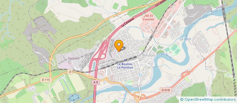 localisation de l'entreprise ARSP LEMOIGNE  LE BOULOU