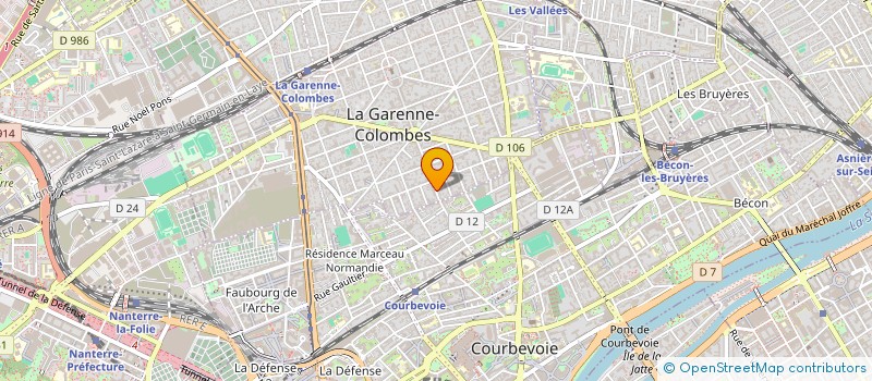localisation de l'entreprise ARSPINEO CONSULTING  LA GARENNE-COLOMBES