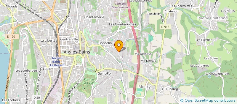 localisation de l'entreprise ARSR  AIX-LES-BAINS