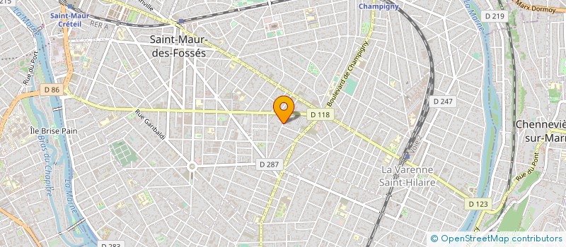 localisation de l'entreprise ARSSO à SAINT-MAUR-DES-FOSSES