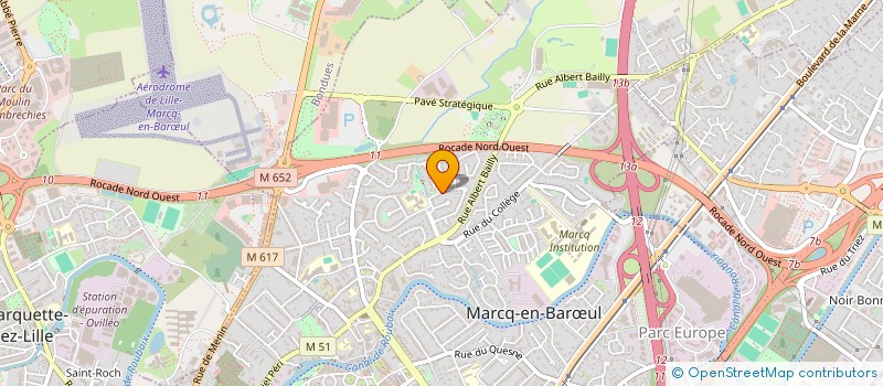 localisation de l'entreprise ARSTAME CONSEIL à MARCQ-EN-BARŒUL