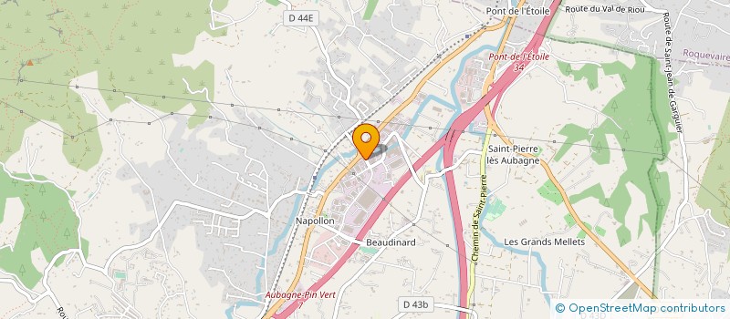 localisation de l'entreprise ARSTAMP à AUBAGNE