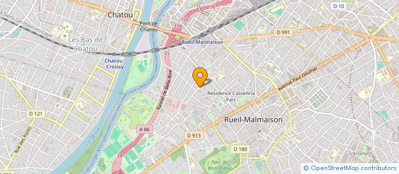 localisation de l'entreprise ARSTEAM-CONSULTING à RUEIL-MALMAISON