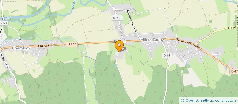 localisation de l'entreprise ARSURAGRIE SARL à LES ARSURES