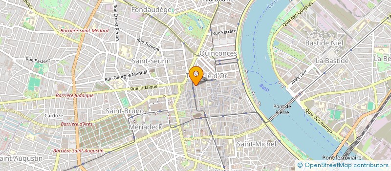 localisation de l'entreprise ART 11 à BORDEAUX