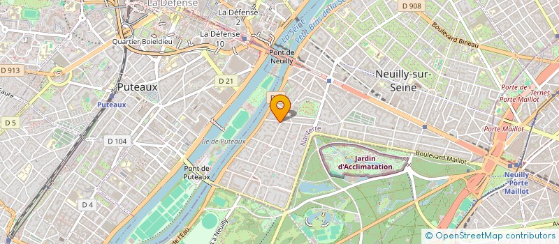 localisation de l'entreprise ART 18 à NEUILLY-SUR-SEINE
