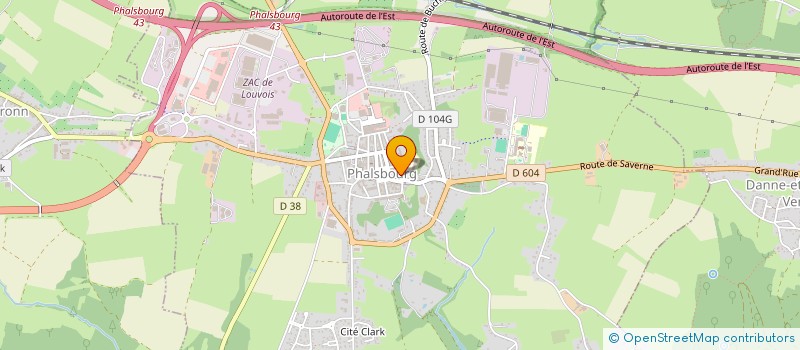 localisation de l'entreprise ART.19  PHALSBOURG