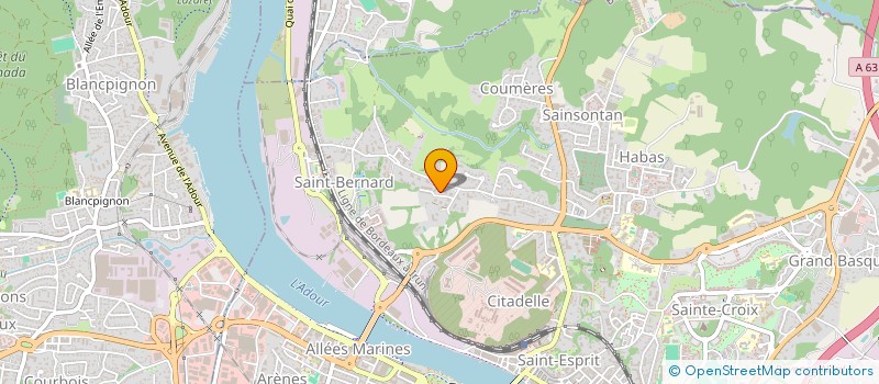 localisation de l'entreprise ART 2 BULLES  BAYONNE