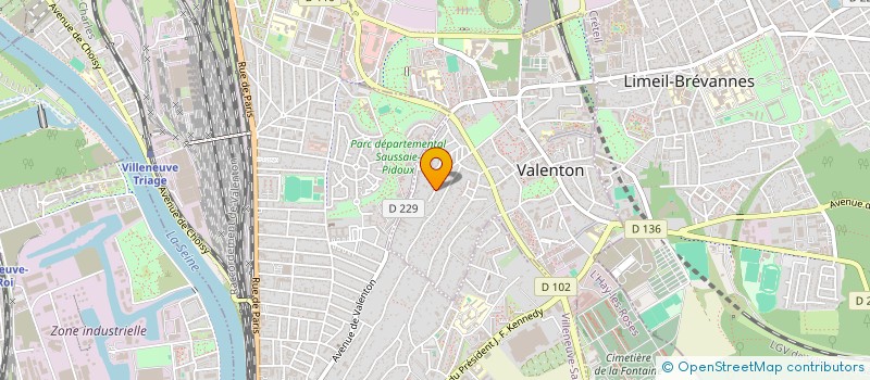 localisation de l'entreprise ART 3 SOLS à VALENTON