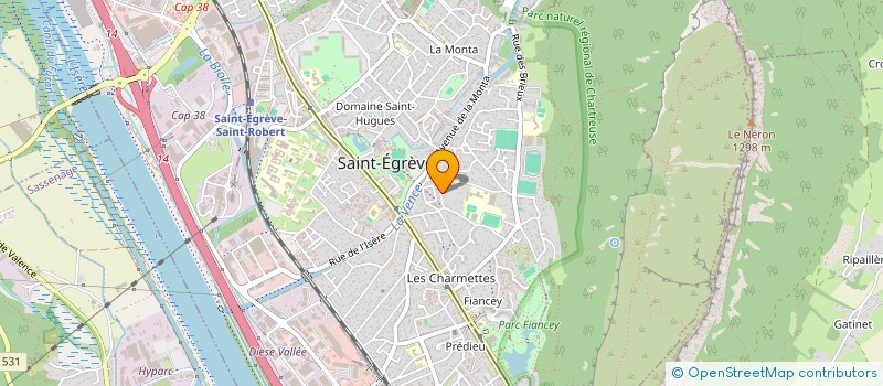 localisation de l'entreprise ART  SAINT-EGREVE